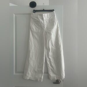 We the Free White high waisted Jeans